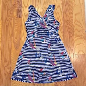 NWT Lands End Swim dress one piece swimsuit